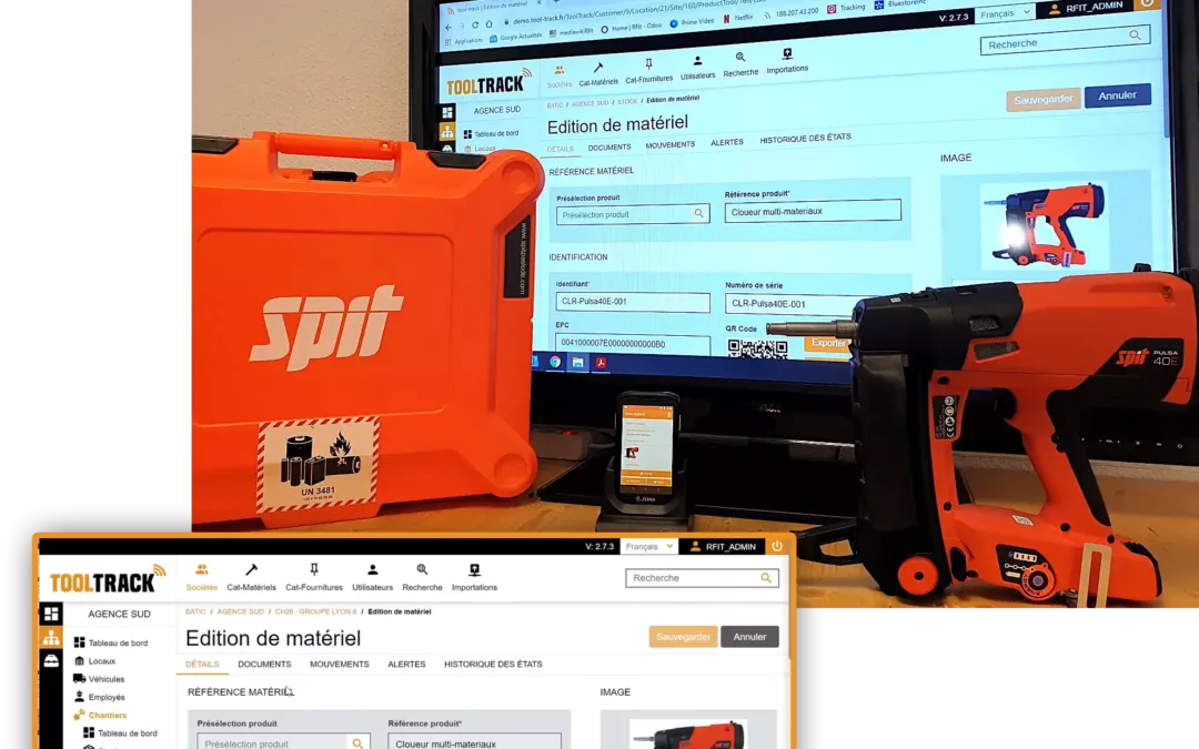 Gestion du matériel dans le BTP avec TOOLTRACK